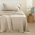 Bedsure Cooling Sheets Twin, Rayon Derived from Bamboo, Cooling Sheets - Image 2