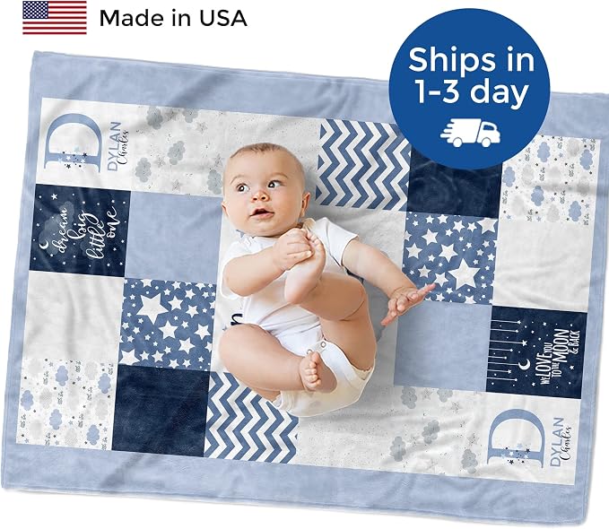 MDPrints Global Personalized Baby Blankets - Image 2