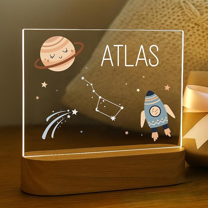 Personalized Space Baby Night Light by Unknown