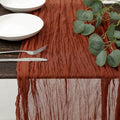 DOLOPL Thanksgiving Table Runner Fall Cheesecloth Table Runner 13.3ft by DOLOPLOfficial