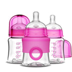 Smilo Baby Bottle Set with Stage 0 Slow Flow Anti Colic Nipple, 5 Oz / 150 ml by Smilo