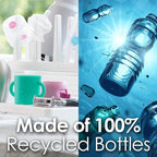 PopYum Glacier White Space Saving Drying Rack from 100% Recycled Bottles - Image 3