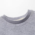 Bafeicao Baby Boy Girl Sweatshirt Romper Organic Cotton Solid Color Long Sleeve - Image 2