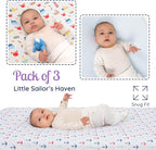 GROW WILD Nautical & Ships Baby Crib Sheets - Image 7