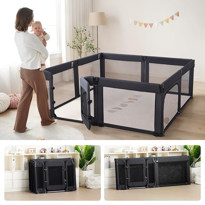Baby Playpen, Large Play Pen for Babies and Toddlers by COSOLA