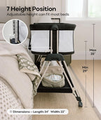 Fodoss Baby Bassinet Bedside Sleeper - Image 6