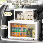 Clear Storage Bin with Lid 3 Pack 【Stackable & Sturdy】 Plastic Multifunctional - Image 7