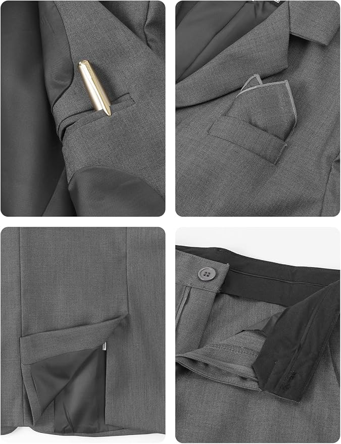 A&J DESIGN Boys 7-Piece Formal Suit Ring Bearer Outfit - Image 5