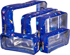 TSA Approved 5-Piece Diaper Bag Organizer Pouch Set Clear Waterproof TPU Kids - Image 5