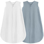 2 Pack Baby Sleep Sack 12-18 Months 100% Organic Cotton Muslin Baby Sleeping by BSTOPPT