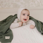 Heritage Knit Organic Receiving Swaddle Blanket - Image 9