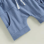 Rtnnsbbfcm Newborn Baby Boy Summer Clothes Short Sleeve Color Block Front - Image 6