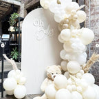 90pack White Sand Balloons Different Size 18/12/10/5 Inch Sand White Balloon - Image 5