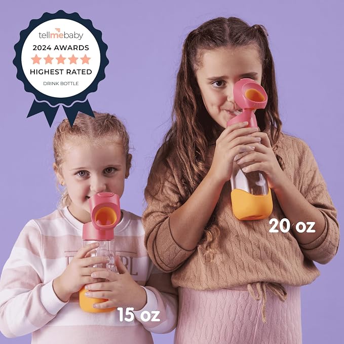 b.box Kids Water Bottle – 20oz Tritan Toddler Drink Bottle - Image 2
