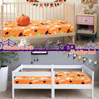 UOMNY Halloween Pumpkin Crib Sheet - Image 4
