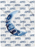 MDPrints Star Personalized Baby Blankets by MDPrintsGlobal