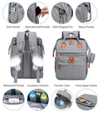 KABAQOO Diaper Bag Backpack - Image 3