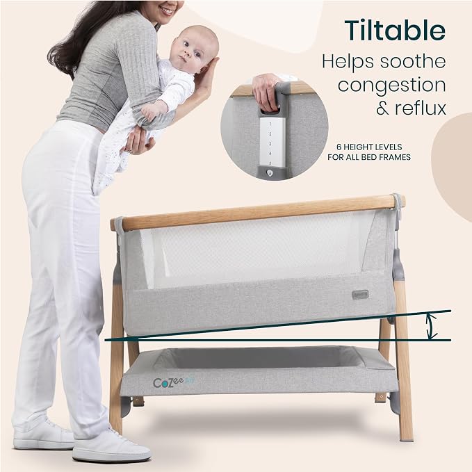 Tutti Bambini CoZee® Air Baby Bassinet & Bedside Sleeper - Image 7
