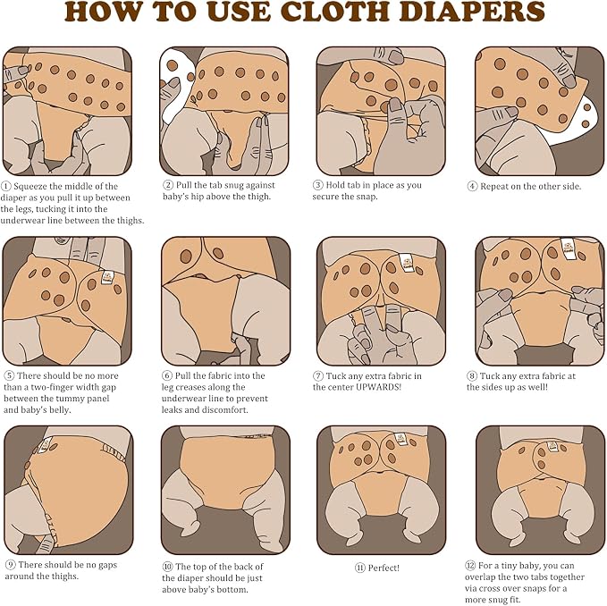 Mama Koala 3.0 Pocket Cloth Diapers - Image 8