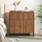 3 Drawer Dresser for Bedroom Set of 2, Modern Closet Chest of Drawers - Image 8