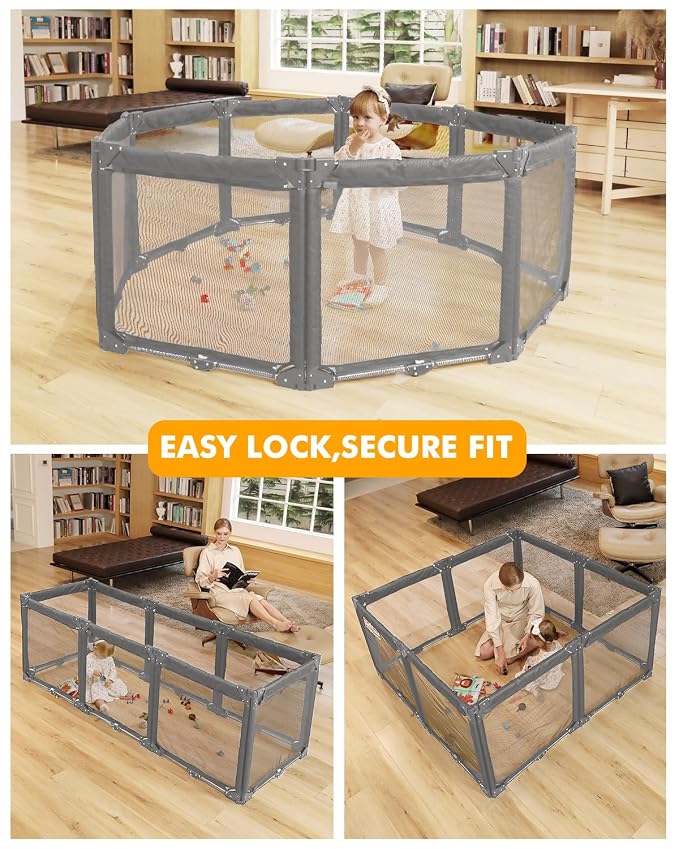 Extra Wide Baby Gate Playpen - Image 6