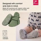 Zutano Organic Baby Booties Newborn Infant, Lost Baby Socks Solution, 18-24 - Image 2
