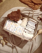 Blissful Diary Baby Diaper Caddy Organizer, Stylish Storage Basket - Image 8