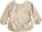 mushie Long Sleeve Baby Bib | Water Resistant Adjustable Fit by mushie