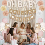 Ouddy Party Champagne Gold Boho Baby Shower Decorations - Image 6