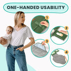 Portable Changing Pad for Baby, Travel Diaper Changing Pad for Newborn - Image 8