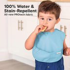 3-Pack Waterproof Baby Bibs for Eating - Image 2