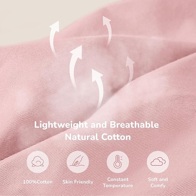 WONDAY Toddler Sleep Sack with Feet, 0.5 Tog Sleeping Sacks - Image 7