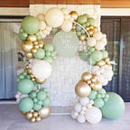 90pack Sage Green Balloons Different Size 18/12/10/5 Inch Olive Green Balloon - Image 3