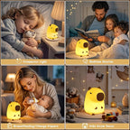 Cute Capybara Night Light, LED Squishy Novelty Animal Night Lamp, 2 Levels - Image 7
