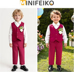 Toddler Boys Suit 3Pcs 1-5T - Image 2