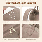 Premium Vegan Leather Diaper Bag Backpack - Image 7