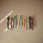 mushie Silicone Baby Feeding Spoons | 2 Pack - Image 7