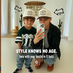 Funky Junque Premium Kids Trucker Hat Vintage Snapback Baseball Cap - Image 9