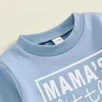 Toddler Baby Boy Fall Winter Outfit Long Sleeve Letter Print Sweatshirts and - Image 4