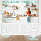 Upgrade 120 inch Retractable Baby Gates, EZIGO Extra Wide Baby Gate - Image 3