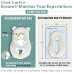 Baby Pillow Anti-Roll, and Tummy Time Features, 3D Air Mesh Fabric - Image 6
