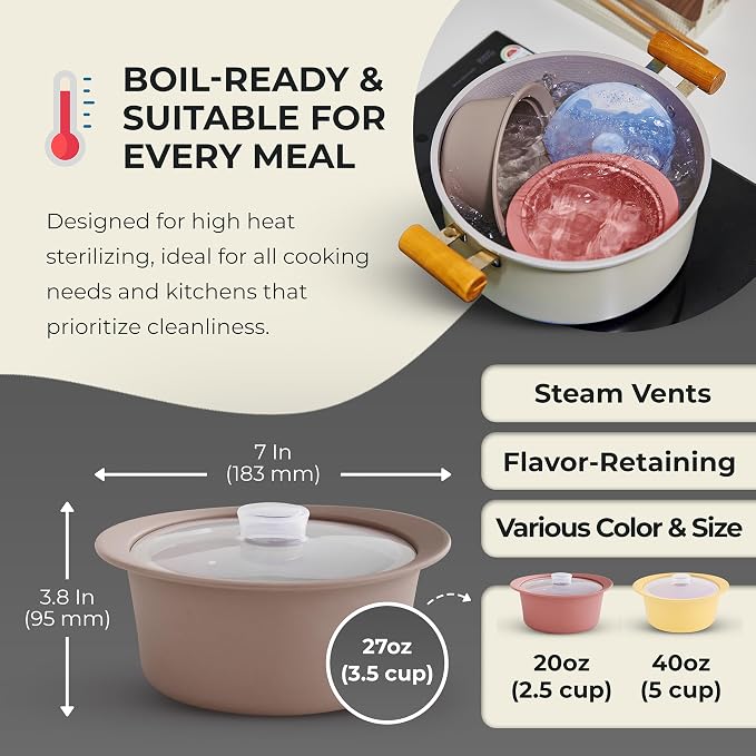 27oz Platinum Silicone Microwave Steamer Pot - Image 4