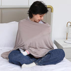 Multi-use Nursing Cover for Breastfeeding, 360°Full Coverage Nursing Poncho - Image 6