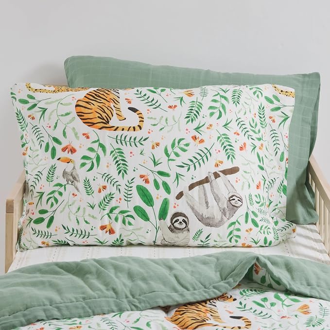 Little Unicorn Standard Pillowcase 2 Pack | Super Soft & Breathable Muslin - Image 3