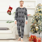 Schbbbta Family Matching Pajamas Holiday Sleepwear Long Sleeve Pjs Sets - Image 4