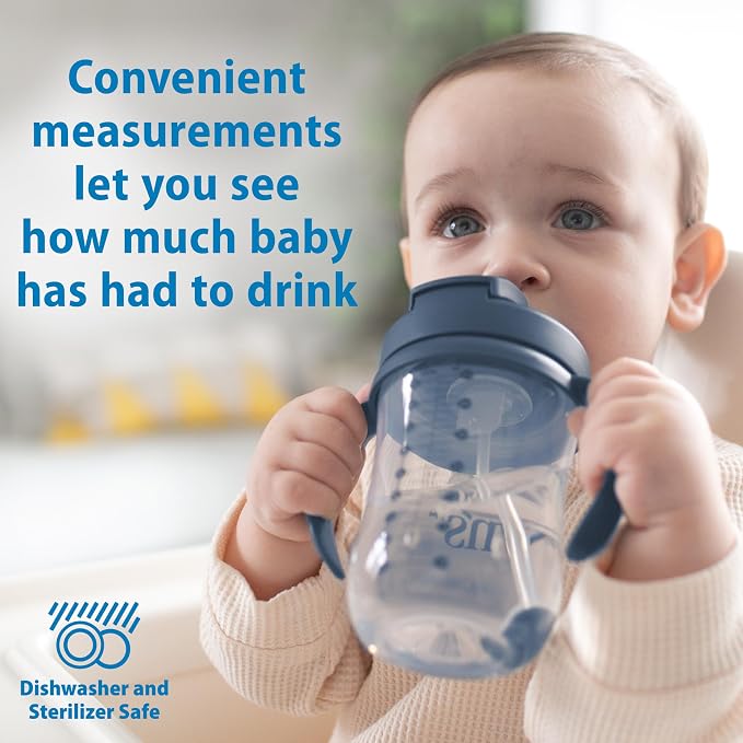 Dr. Brown's Milestones Baby's First Straw Cup, Training Cup - Image 4