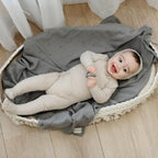 Organic Unisex Pointelle Receiving Swaddle Blanket - Image 4