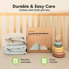 KeaBabies 2-Pack Muslin Crib Sheets - Image 8