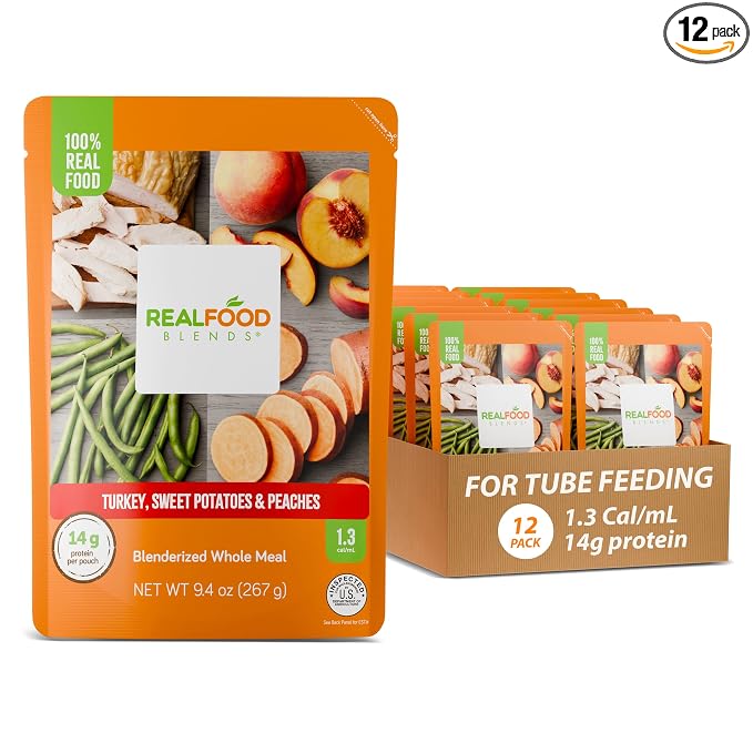 Real Food Blends Turkey, Sweet Potatoes & Peaches by REALFOODBLENDS