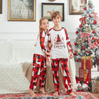 Awoscut Christmas Family Matching Pajamas Christmas Pjs Holiday Nightwear - Image 4